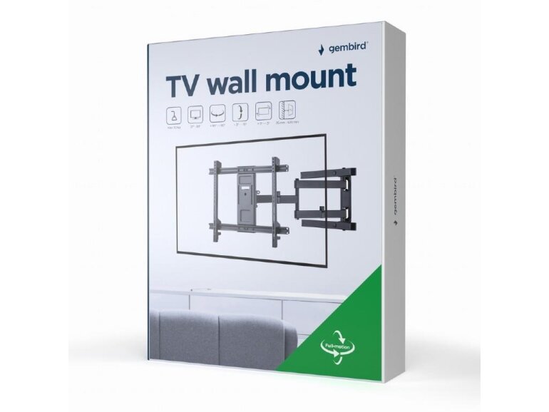 TV SET ACC WALL MOUNT 37-80"/WM-80ST-05 GEMBIRD 4
