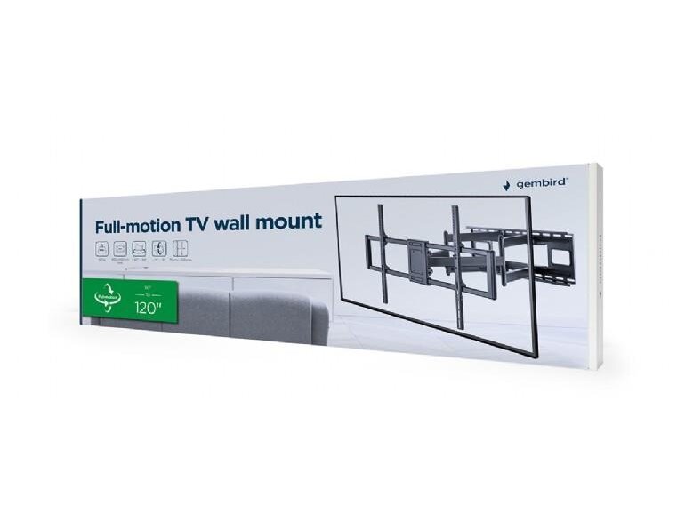 TV SET ACC WALL MOUNT 60-120"/WM-120ST-01 GEMBIRD 3