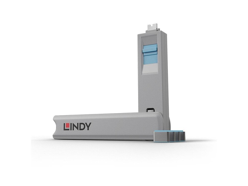 USB PORT BLOCKER 4PACK/BLUE 40465 LINDY USB PORT BLOCKER 4PACK/BLUE 40465 LINDY