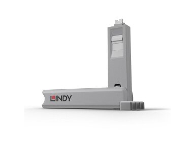 USB PORT TYPE-C BLOCKER 4PACK/WHITE 40427 LINDY