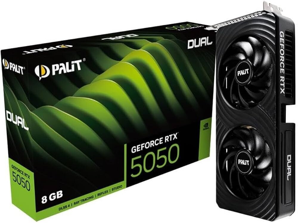 Vaizdo plokštė PALIT GeForce RTX 5050 Dual 8GB GDDR6
