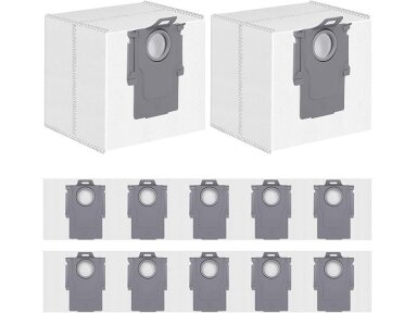 VACUUM ACC DUST BAG 12PCS/WHITE H5 8.04.0032 ROBOROCK