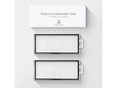 VACUUM ACC WASHABLE FILTER/WHITE 2PACK 8.02.0444 ROBOROCK