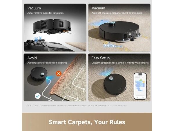 VACUUM CLEANER ROBOT X60 ULTRA/BLACK RLX86DE-BLACK DREAME 11 VACUUM CLEANER ROBOT X60 ULTRA/BLACK RLX86DE-BLACK DREAME 11