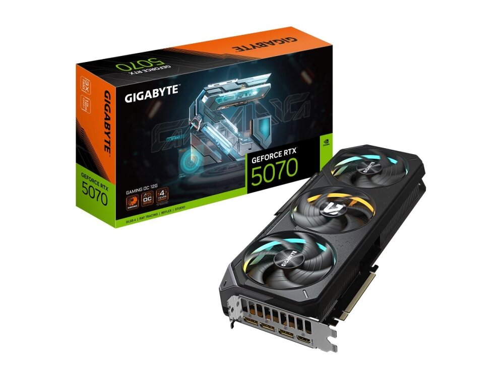 VGA PCIE16 RTX5070 12GB GDDR7/GVN5070GAMING OC-12GD GIGABYTE
