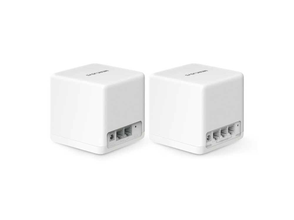 Wireless Router|MERCUSYS|Wireless Access Point / Router|2-pack|1500 Mbps|Mesh|IEEE 802.3ac|IEEE 802.11a|IEEE 802.11b|IEEE 802.11g|IEEE 802.11n|IEEE 802.11ax|2x10/100/1000M|LAN \ WAN ports 3|HALOH60X(2-PACK) 1 Wireless Router|MERCUSYS|Wireless Access Point / Router|2-pack|1500 Mbps|Mesh|IEEE 802.3ac|IEEE 802.11a|IEEE 802.11b|IEEE 802.11g|IEEE 802.11n|IEEE 802.11ax|2x10/100/1000M|LAN \ WAN ports 3|HALOH60X(2-PACK) 1