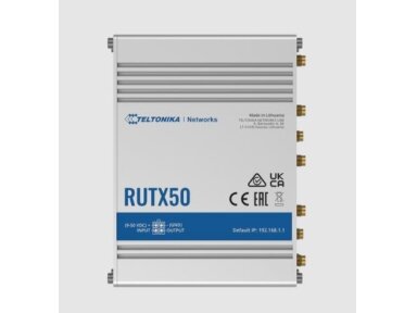 Wireless Router|TELTONIKA|IEEE 802.3|IEEE 802.3az|IEEE 802.3u|USB 2.0|RUTX50