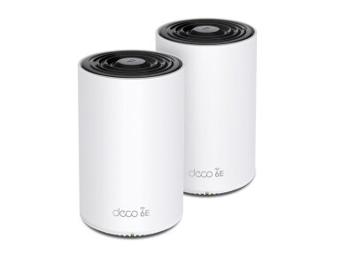 Wireless Router|TP-LINK|Wireless Access Point / Router|2-pack|5400 Mbps|Mesh|Wi-Fi 6e|2x10/100/1000M|1x2.5GbE|LAN \ WAN ports 3|Number of antennas 4|DECOXE75PRO(2-PACK)