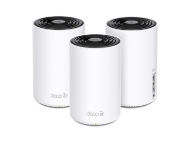 Wireless Router|TP-LINK|Wireless Access Point / Router|3-pack|5400 Mbps|Mesh|Wi-Fi 6e|3x10/100/1000M|Number of antennas 4|DECOXE75(3-PACK)