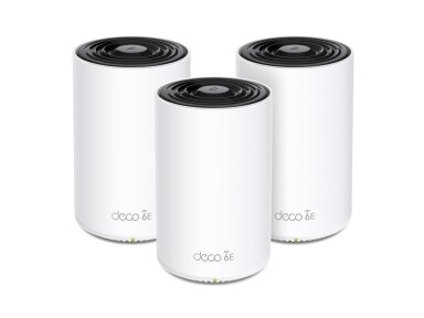 Wireless Router|TP-LINK|Wireless Access Point / Router|3-pack|5400 Mbps|Mesh|Wi-Fi 6e|3x10/100/1000M|Number of antennas 4|DECOXE75(3-PACK)