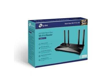 Wireless Router|TP-LINK|Wireless Router|1500 Mbps|Wi-Fi 6|IEEE 802.11a|IEEE 802.11 b/g|IEEE 802.11n|IEEE 802.11ac|IEEE 802.11ax|1 WAN|4x10/100/1000M|Number of antennas 4|ARCHERAX10
