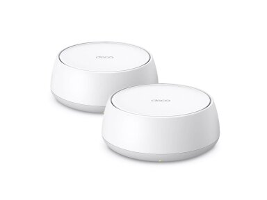 Wireless Router|TP-LINK|Wireless Router|2-pack|5000 Mbps|Mesh|Wi-Fi 7|2x2.5GbE|LAN \ WAN ports 2|Number of antennas 4|DECOBE25(2-PACK)