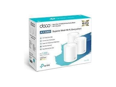Wireless Router|TP-LINK|Wireless Router|3-pack|3000 Mbps|Mesh|IEEE 802.11a|IEEE 802.11n|IEEE 802.11ac|IEEE 802.11ax|2x10/100/1000M|DECOX60(3-PACK)