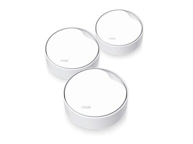 Wireless Router|TP-LINK|Wireless Router|3-pack|3000 Mbps|Mesh|Wi-Fi 6|1x10/100/1000M|1x2.5GbE|DHCP|DECOX50-POE(3-PACK)