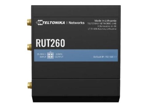 Wireless Router|TELTONIKA|Wireless Router|4G|RUT260000000 Wireless Router|TELTONIKA|Wireless Router|4G|RUT260000000