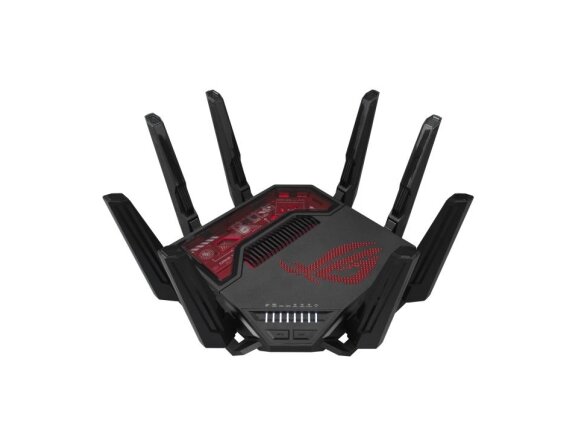 Wireless Router|ASUS|Wireless Router|19000 Mbps|Wi-Fi 6|Wi-Fi 7|IEEE 802.11a|IEEE 802.11b|IEEE 802.11g|IEEE 802.11n|IEEE 802.11ac|IEEE 802.11ax|USB 2.0|USB 3.2|1x10/100/1000M|1x2.5GbE|1x10GbE|Number of antennas 8|GT-BE19000 Wireless Router|ASUS|Wireless Router|19000 Mbps|Wi-Fi 6|Wi-Fi 7|IEEE 802.11a|IEEE 802.11b|IEEE 802.11g|IEEE 802.11n|IEEE 802.11ac|IEEE 802.11ax|USB 2.0|USB 3.2|1x10/100/1000M|1x2.5GbE|1x10GbE|Number of antennas 8|GT-BE19000