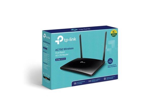 Wireless Router|TP-LINK|Wireless Router|733 Mbps|IEEE 802.11a|IEEE 802.11b|IEEE 802.11g|IEEE 802.11n|IEEE 802.11ac|1 WAN|3x10/100M|DHCP|Number of antennas 5|4G|ARCHERMR200 3