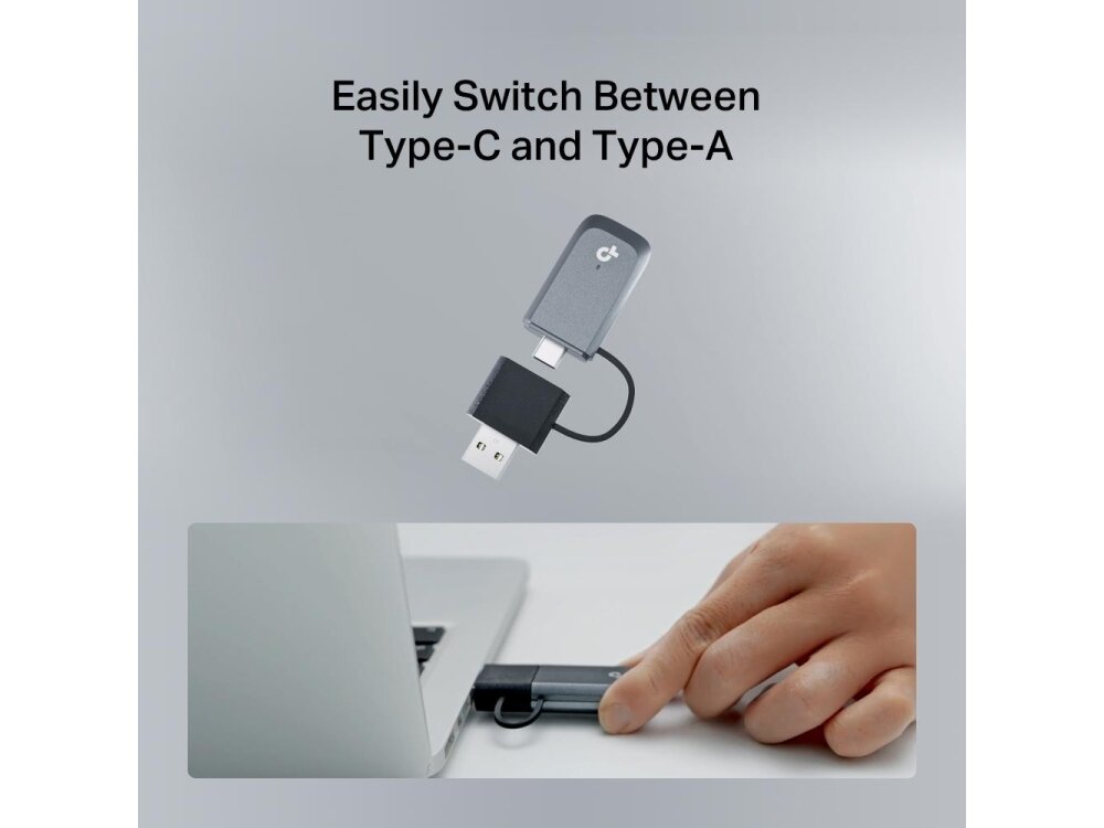 WRL ADAPTER 3600MBPS WI-FI 7/ARCHER TBE230U TP-LINK 4