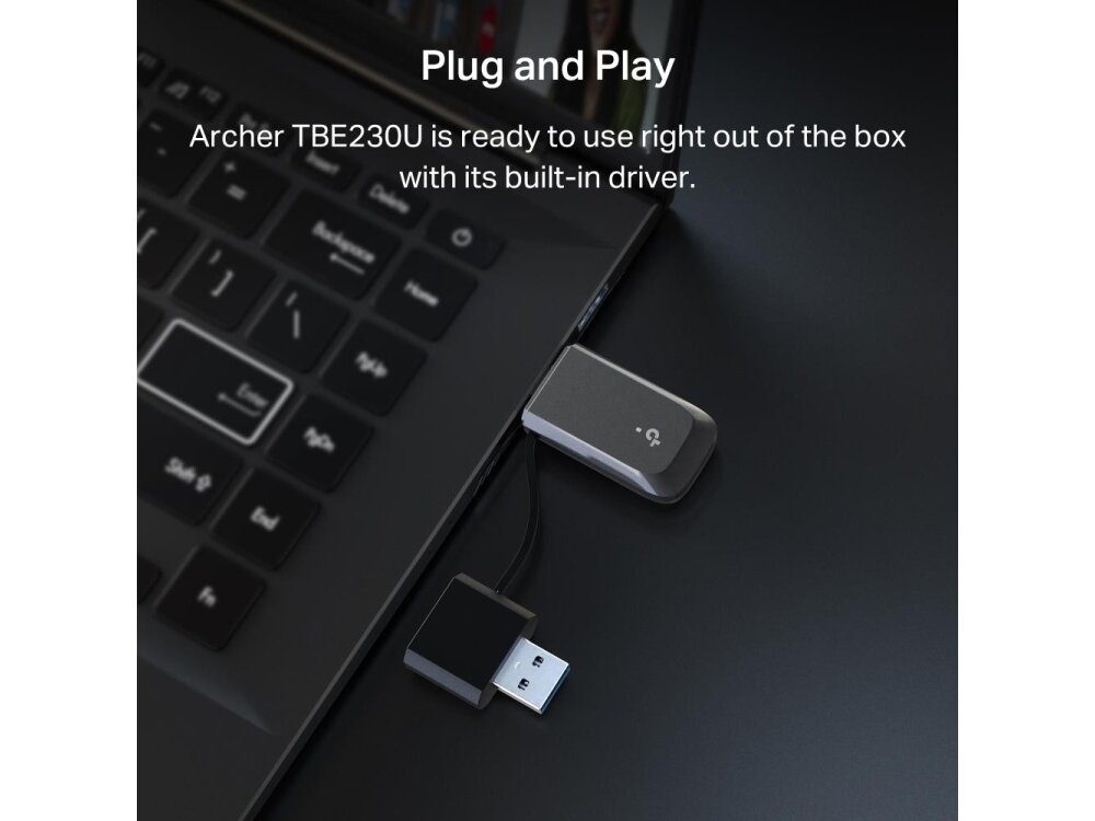 WRL ADAPTER 3600MBPS WI-FI 7/ARCHER TBE230U TP-LINK 8