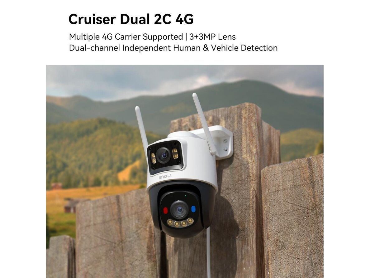WRL CAMERA 3MP CRUISER DUAL 2C/4G IPC-S7XCP-6M1TED IMOU 5 WRL CAMERA 3MP CRUISER DUAL 2C/4G IPC-S7XCP-6M1TED IMOU 5
