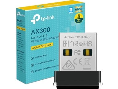 WRL ADAPTER 300MBPS USB/ARCHER TX1U NANO TP-LINK