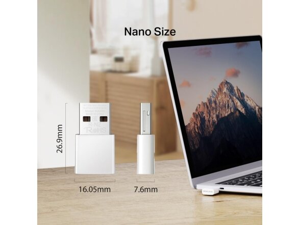 WRL ADAPTER 1300MBPS USB/MA30N MERCUSYS 1