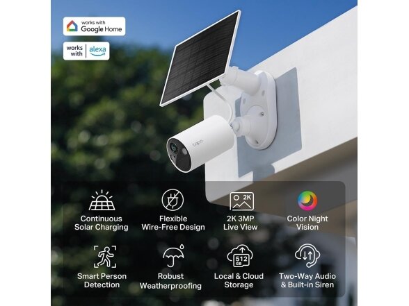 WRL CAMERA 2K 3MP/TAPO C410 KIT TP-LINK 3 WRL CAMERA 2K 3MP/TAPO C410 KIT TP-LINK 3