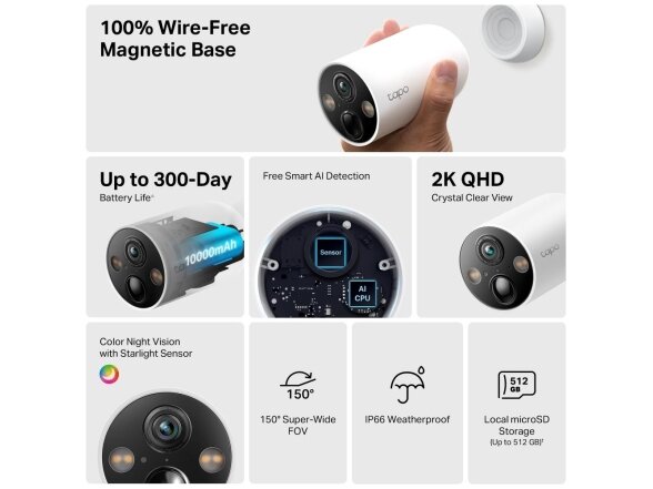 WRL CAMERA SMART H.264/TAPO C425 TP-LINK 3