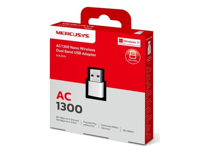 WRL ADAPTER 1300MBPS USB/MA30N MERCUSYS 7 WRL ADAPTER 1300MBPS USB/MA30N MERCUSYS 7